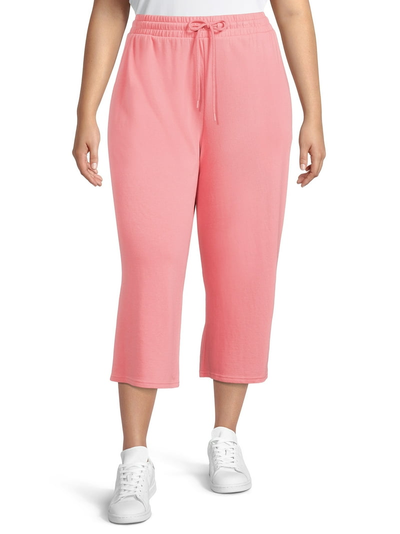 Terra Sky Women's Plus Size Knit Capri