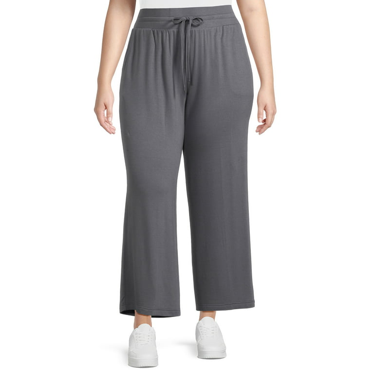 Terra & Sky Women's Plus Size Knit Pants