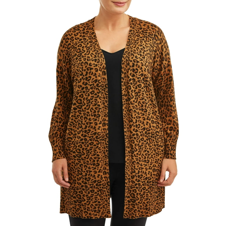 Terra & Sky Women's Plus Size Leopard Print Everday Terra & Sky Women's Plus Size Leopard Print Everday