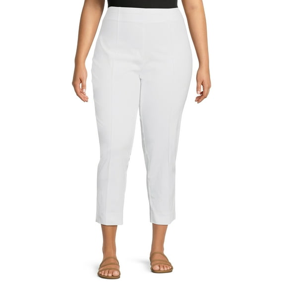 Terra & Sky Women's Plus Size Millennium Slim Pants