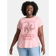 thumbnail image 1 of Terra & Sky Women's Plus Size Nashville Graphic Tee, Sizes 0X-4X, 1 of 5