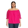 Actual Color: Shocking Pink, Clothing Size: 1X