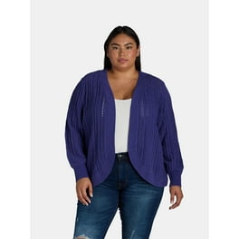 Chenille cardigan plus size sale