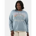 thumbnail image 1 of Terra & Sky Women's Plus Size Pink Floyd Graphic Sweatshirt with Long Sleeves, Sizes 0X-5X, 1 of 5