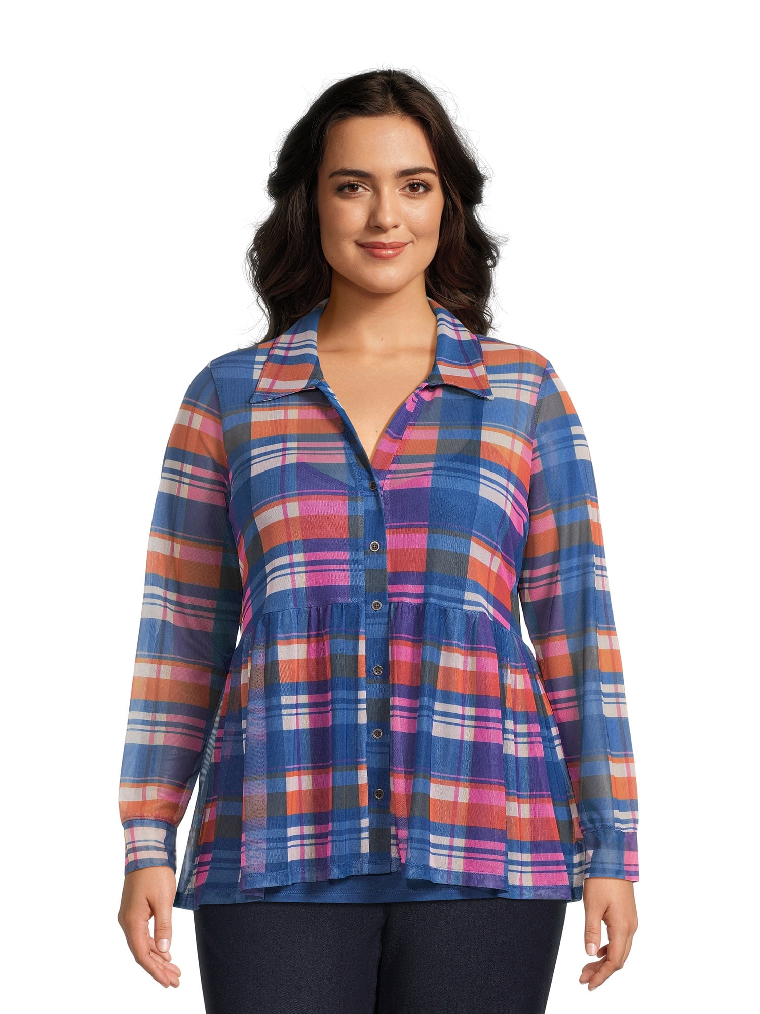 Pompeii (Plus Size) Mesh Top
