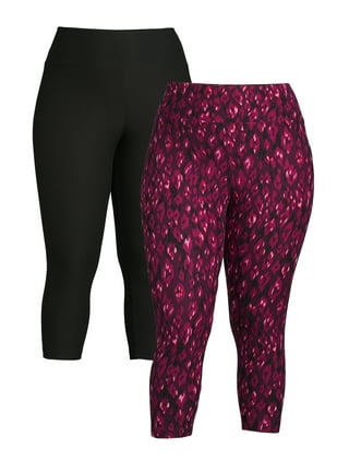Terra & Sky, Pants & Jumpsuits, Size 2x 2w22w Terra Sky Womens Printed  Capri Leggings Pink Ditsy Nwt New