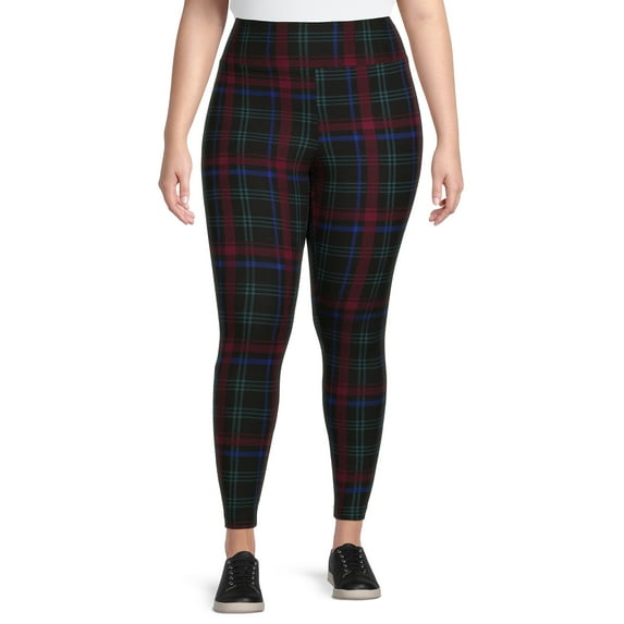 Terra & Sky Women's Plus Size Printed Legging