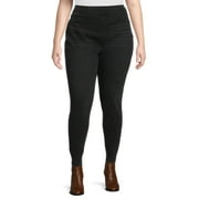 Terra & Sky Women's Plus Size Pull On Jegging Jeans, 28” Inseam