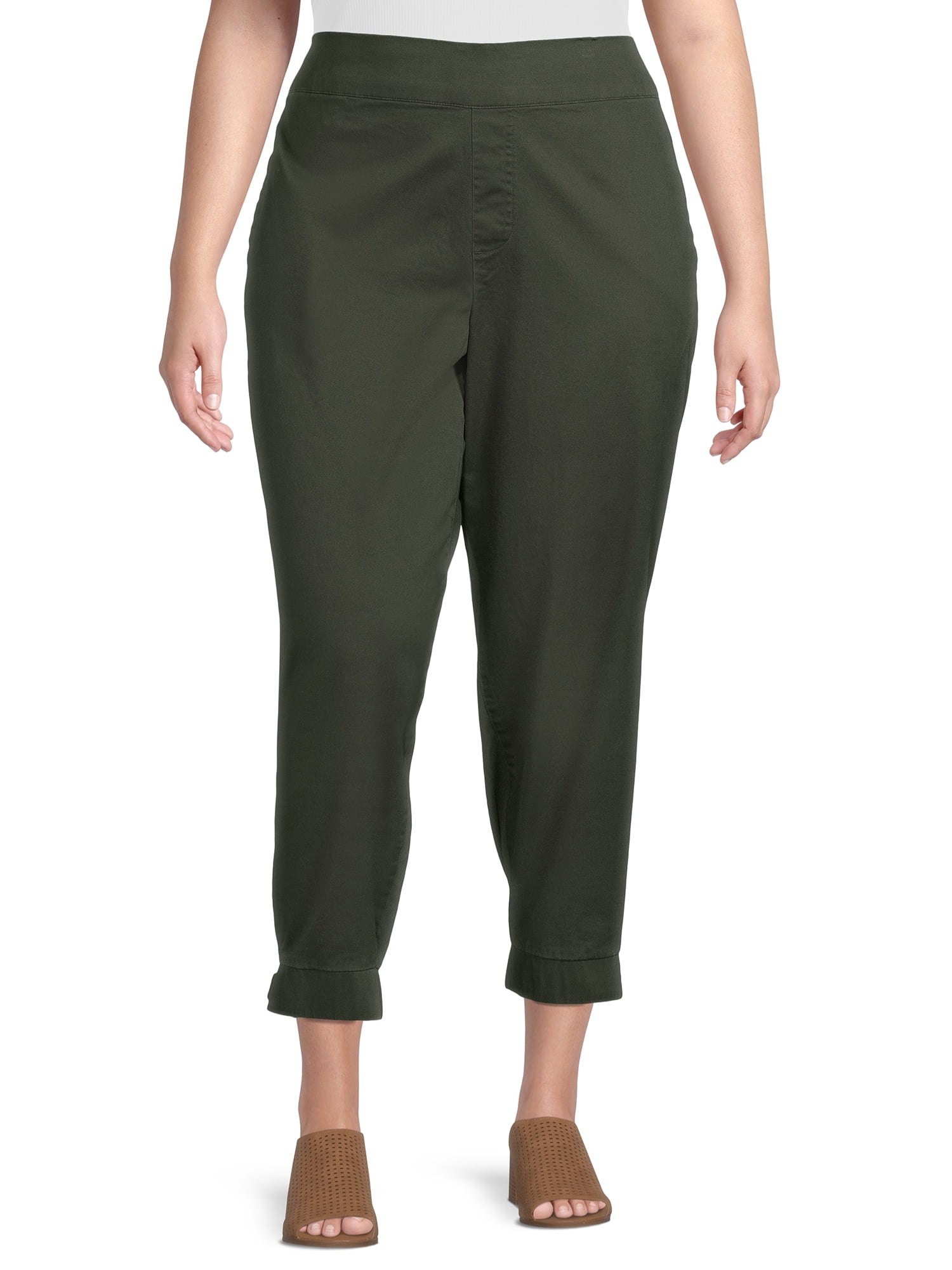 Terra & Sky Women's Plus Size Pull-On Jogger Pants - Walmart.com