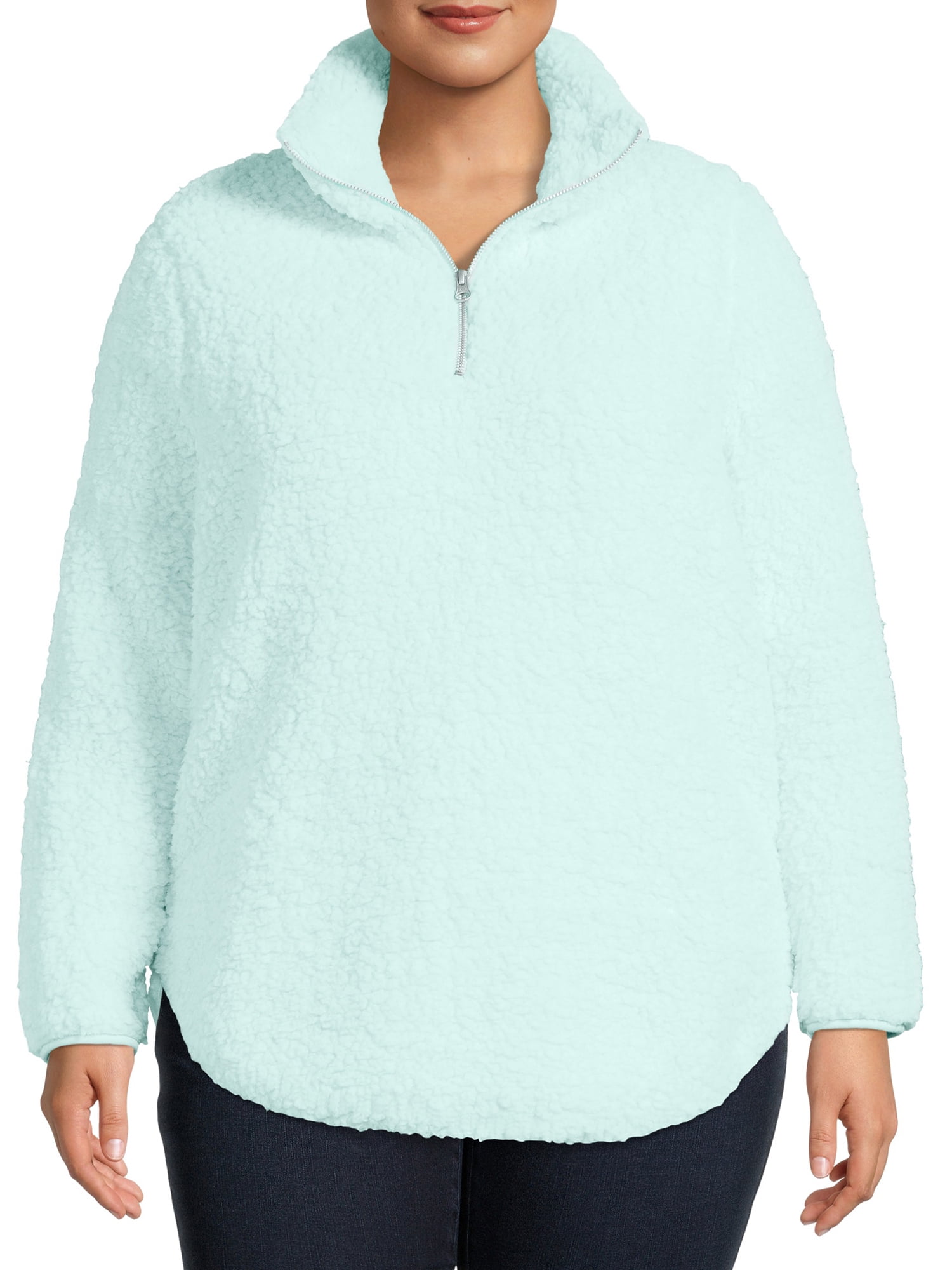 Sherpa quarter zip pullover walmart store