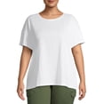 thumbnail image 1 of Terra & Sky Women's Plus Size Relaxed Crewneck T-Shirt, 1 of 6