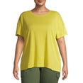 thumbnail image 1 of Terra & Sky Women's Plus Size Relaxed Crewneck T-Shirt, 1 of 6