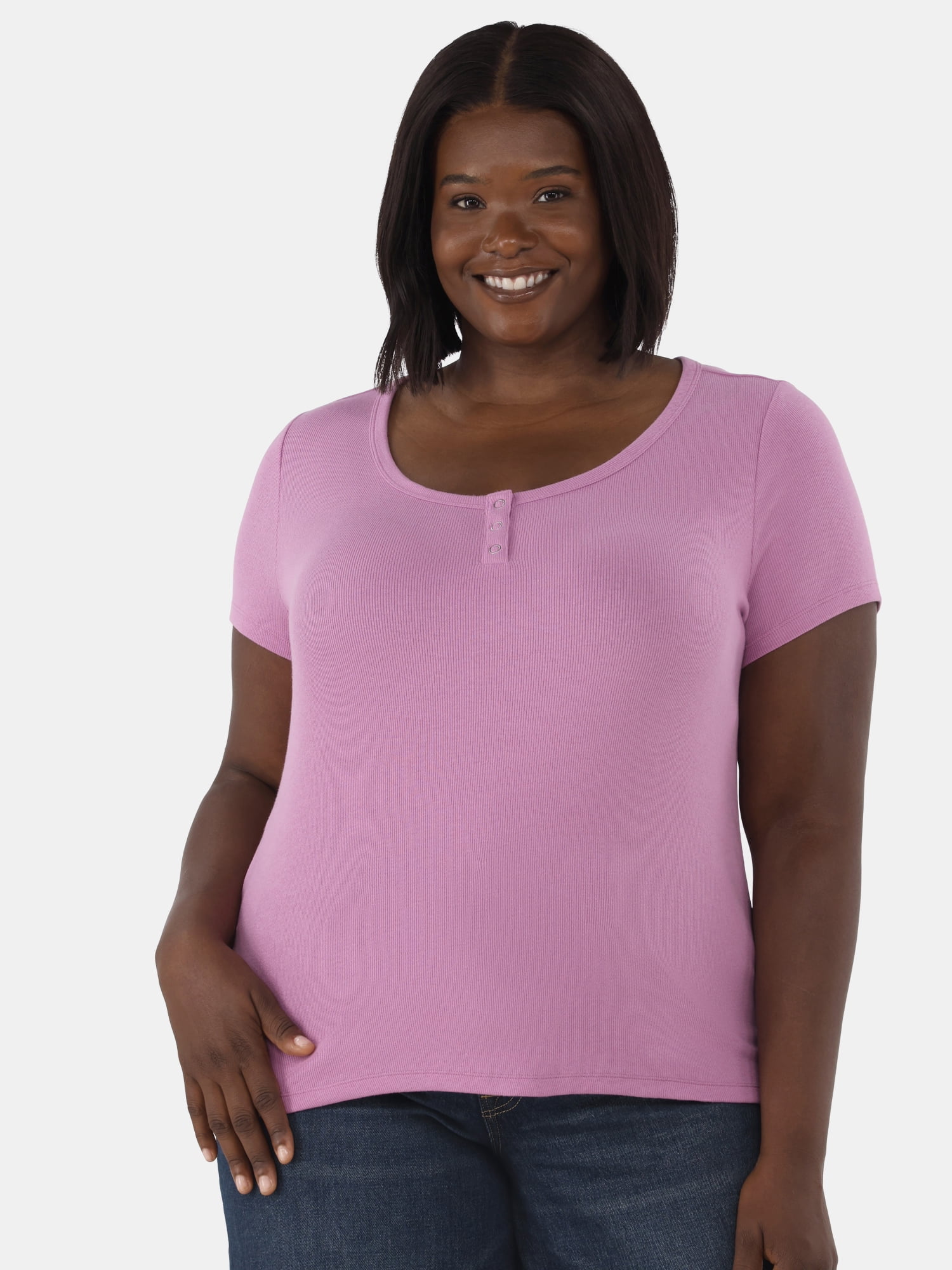 Angcoco Donne Scoop Neck Gradient Colors Stretch Slim Fit Mesh Blusa