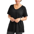 thumbnail image 1 of Terra & Sky Women's Plus Size Scoop Neck T-Shirt, 1 of 6