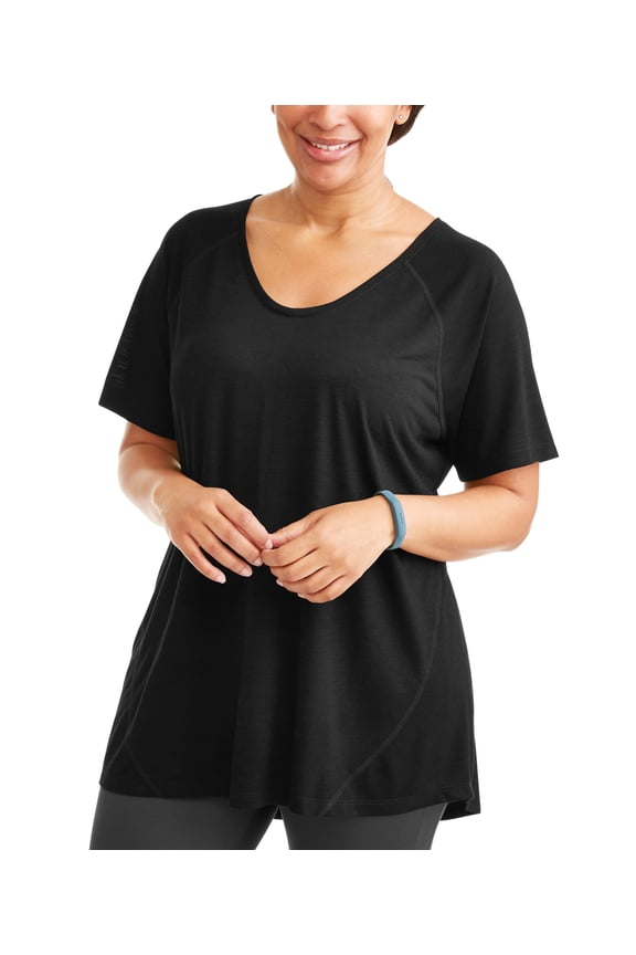 Women's Plus Size Scoop Neck T-Shirt