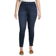 Terra & Sky Women's Plus Size Skinny Jeans, Available in Regular and Petite