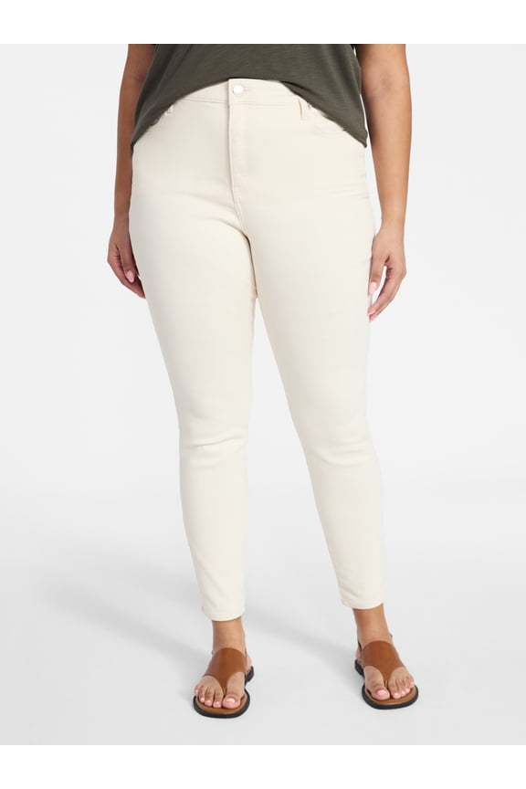 Women's Plus High Rise Skinny Jeans, Sizes 16W-28W