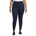 thumbnail image 1 of Terra & Sky Women's Plus Size Skinny Ponte Pants, 1 of 4