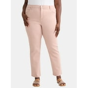 TERRA & SKY Women's Plus Size Straight Leg Skinny Jeans