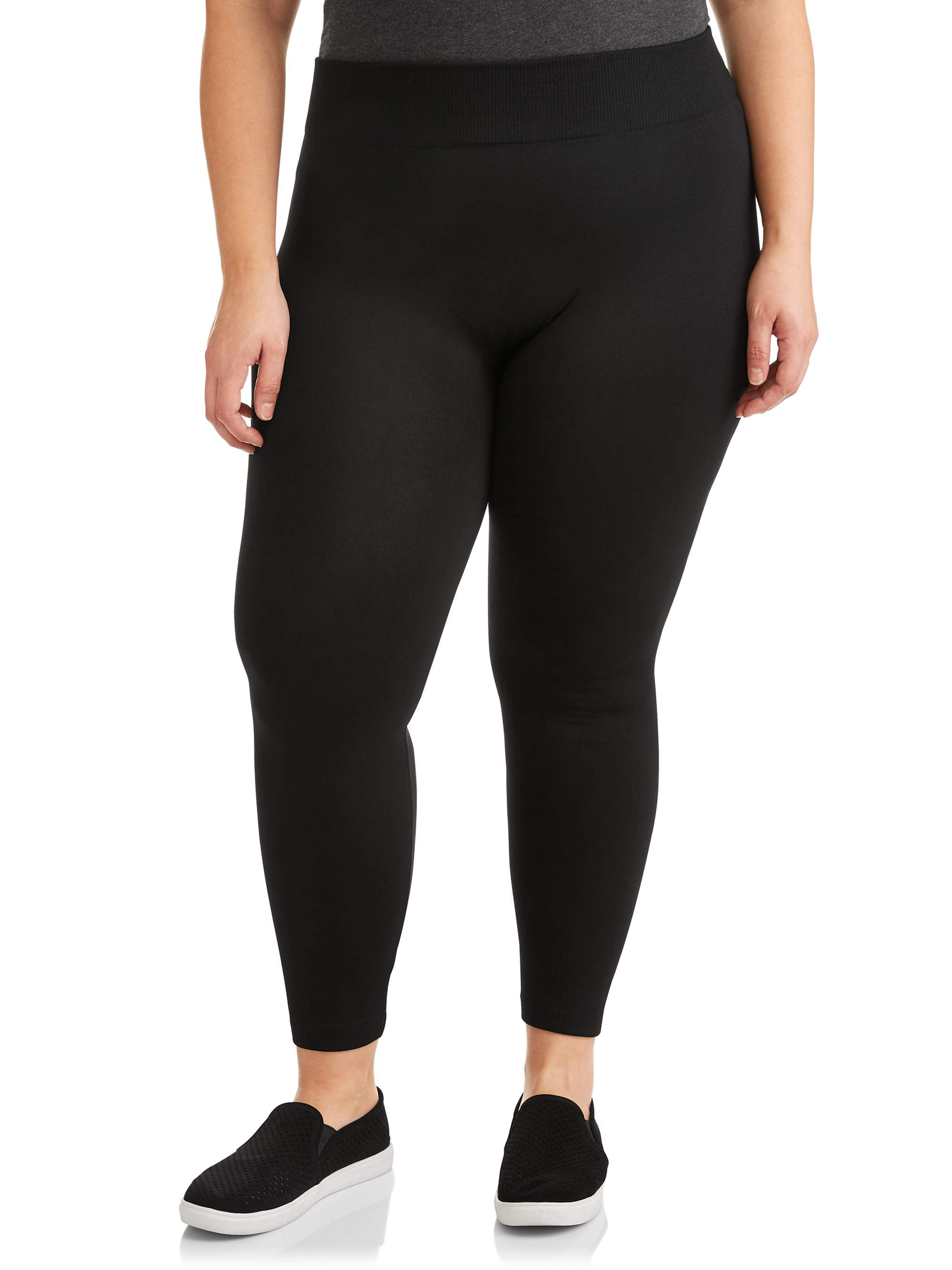 Terra & Sky Women's Plus Size Super Soft Fleece Leggings - Walmart.com