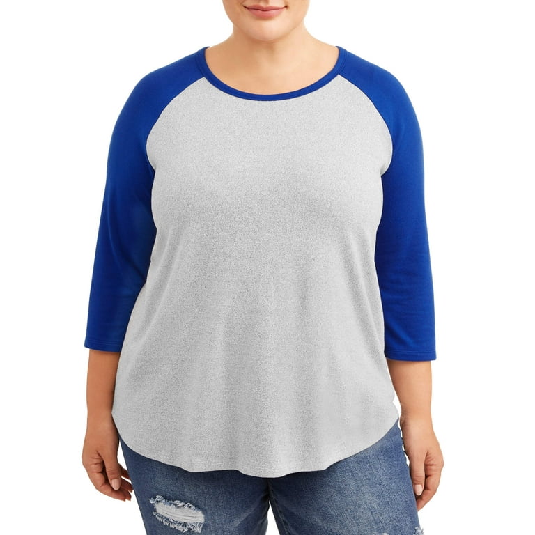 terra & sky women's plus baseball tee