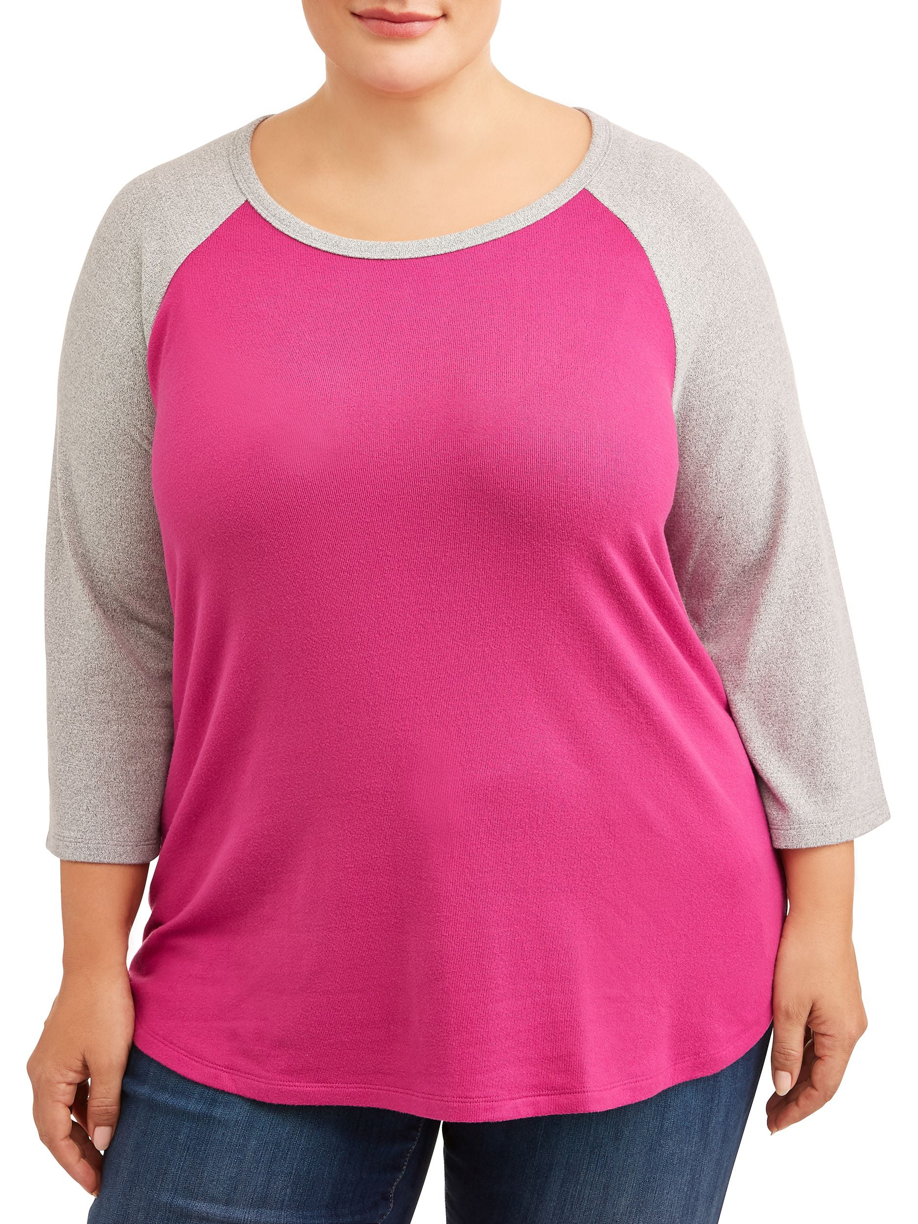 terra & sky women's plus baseball tee