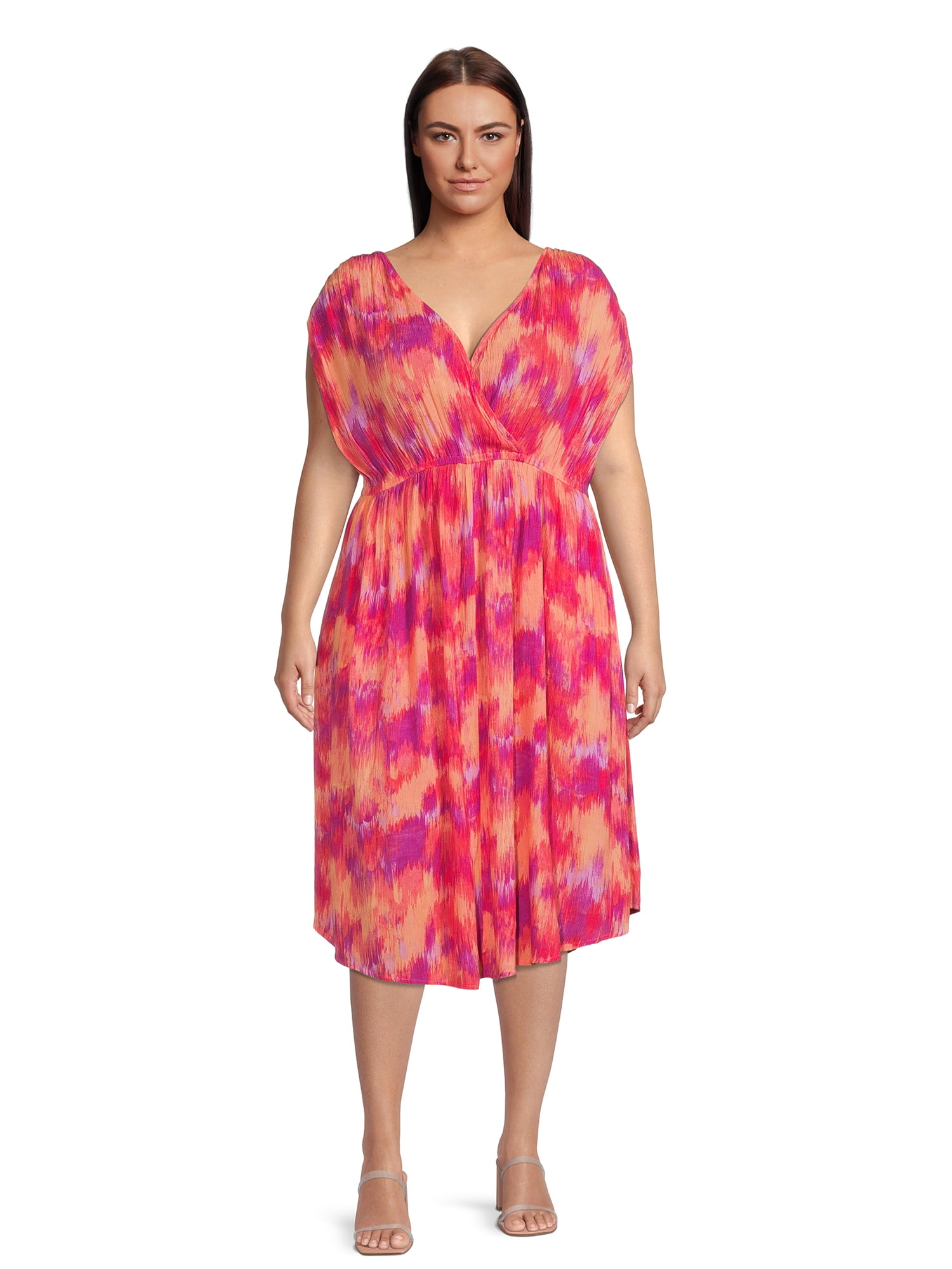 Terra & Sky Women's Plus Size Surplus Dress