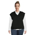 Terra & Sky Women's Plus Size Sweater Vest