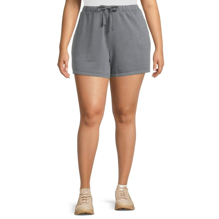 Terra Sky Women s Plus Size Terry Cloth Shorts Walmart