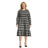 Actual Color: PLAYFUL PLAID-BLACK SOOT, Clothing Size: 2X