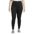 thumbnail image 1 of Terra & Sky Women's Plus Size Tummy Control Jeggings, 1 of 5