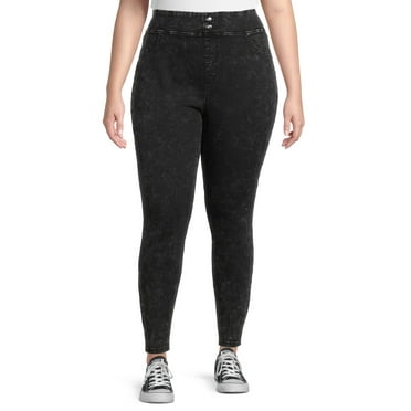 Terra & Sky Women's Plus Size Tummy Control Jeggings