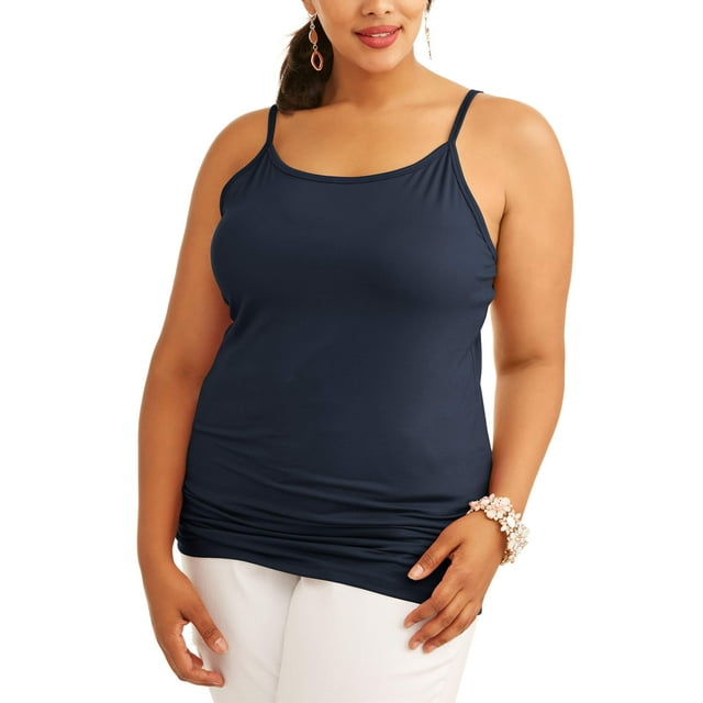 Terra & Sky Women's Plus Size Tunic Length Cami
