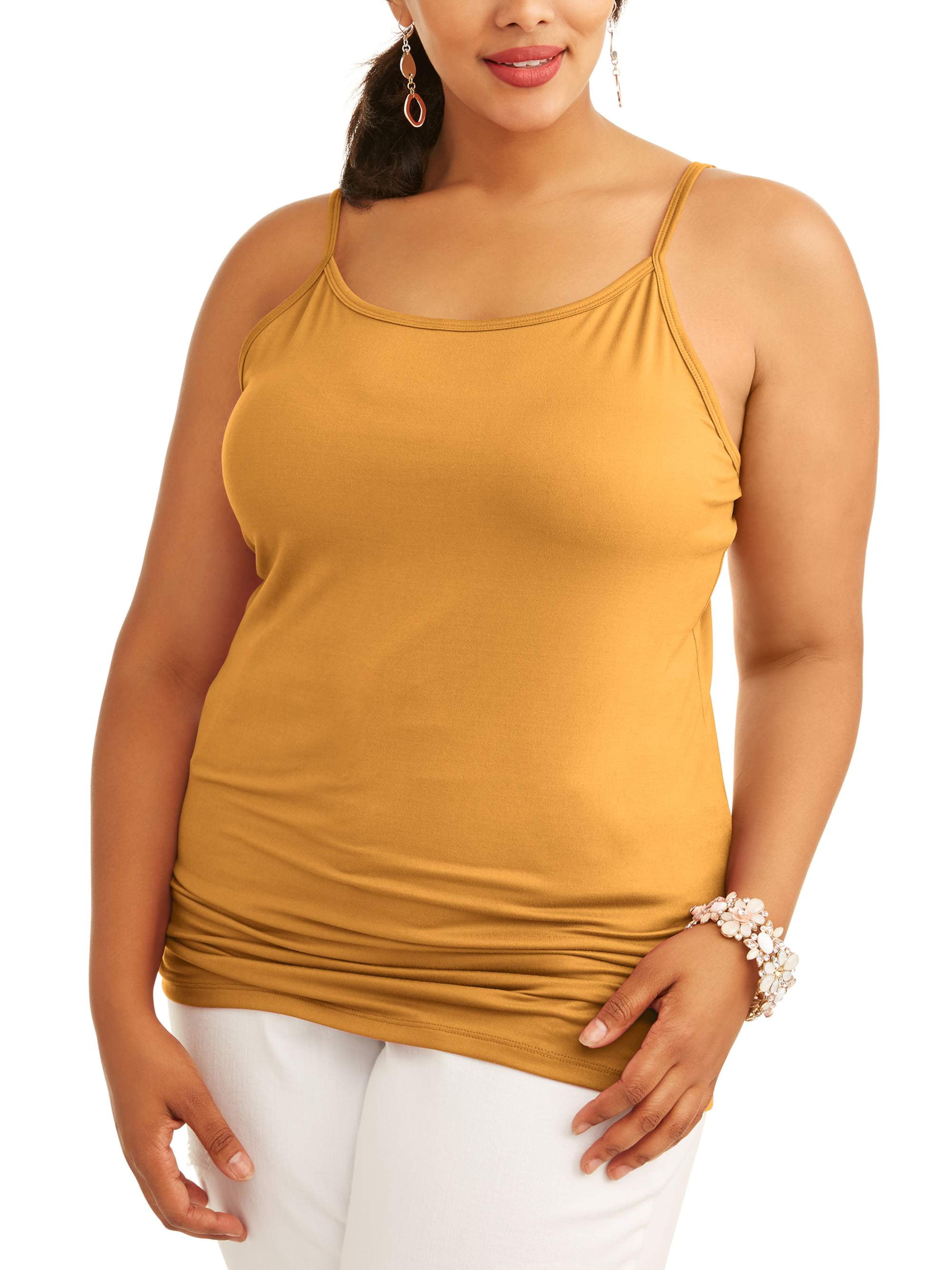 Terra & Sky Women's Plus Size Tunic Length Cami