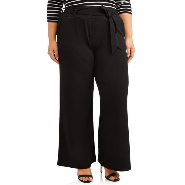 Terra & Sky Women's Plus Size Wide Leg Pants - Walmart.com