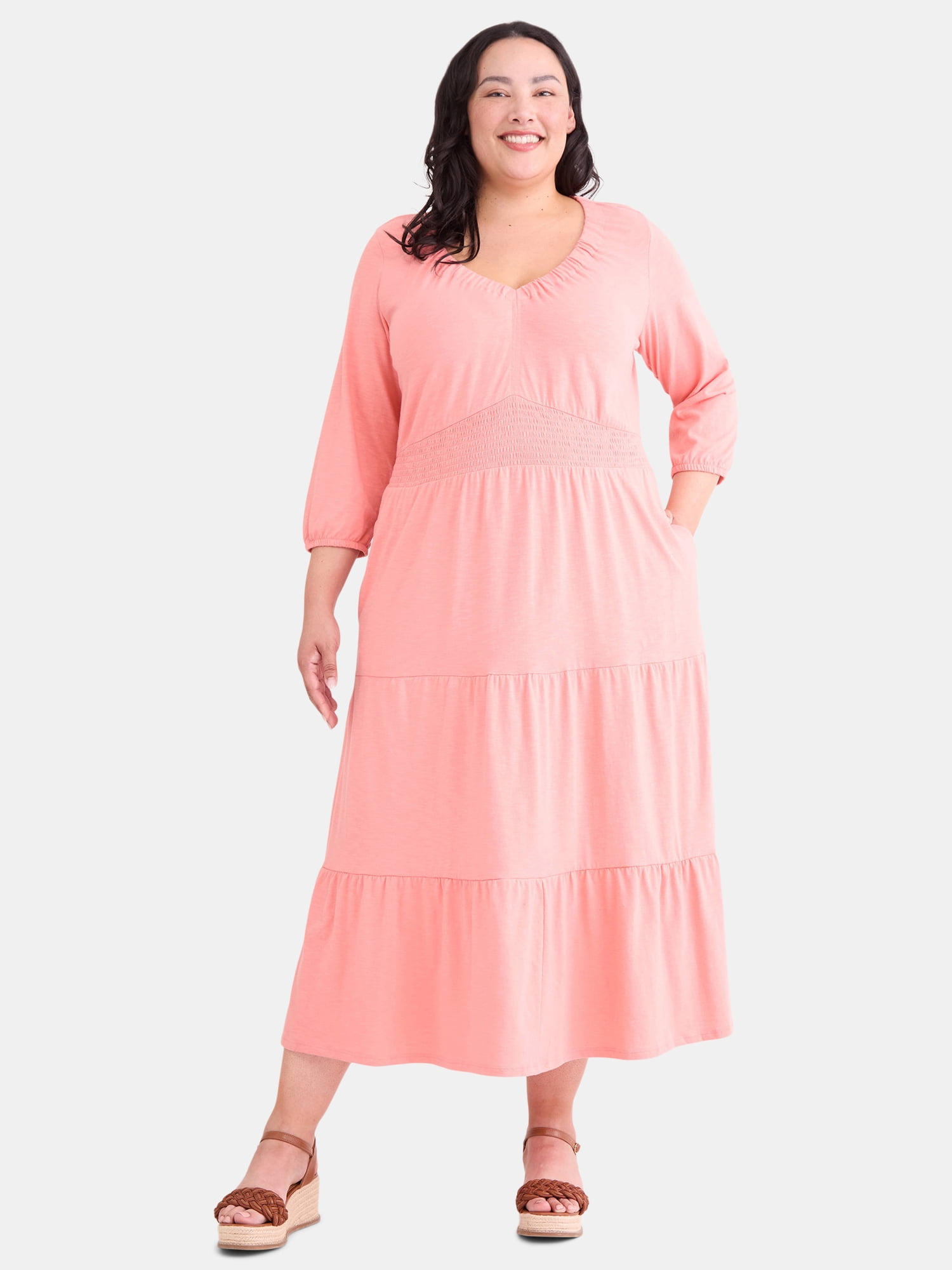 dissh knit dress HADLEY CHOC SLEEVELESS MIDI DRESS