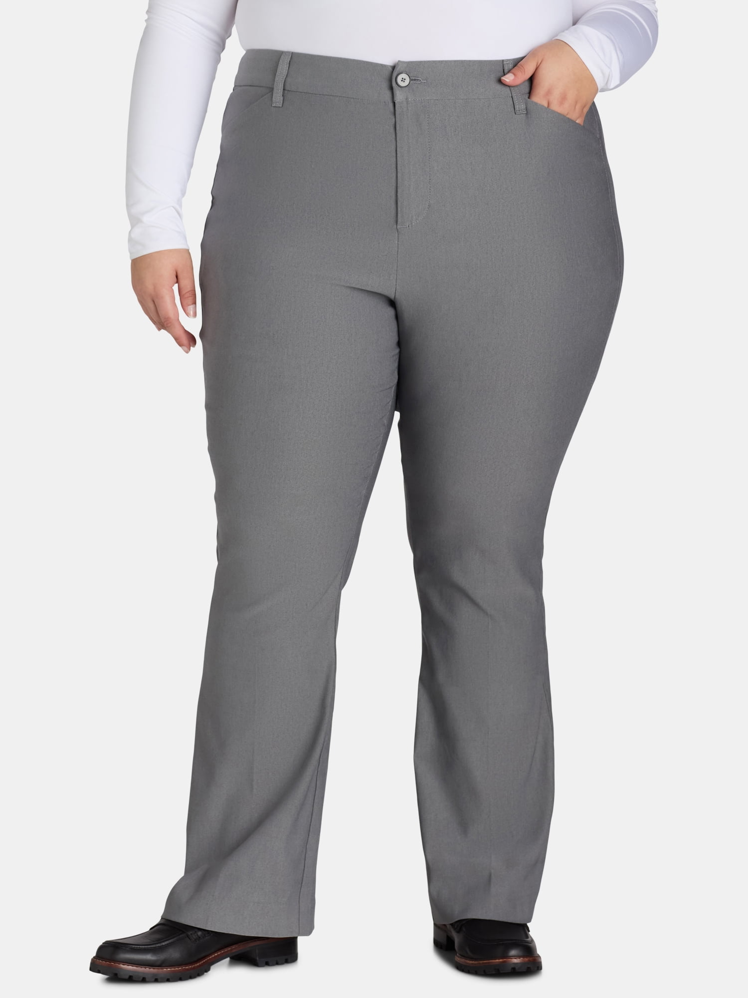 Bootcut Pants Size 16w Pants Rafaella Plus Size Curvy Fit Short Length  Bootcut Pant Pants