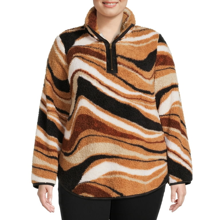 Faux sherpa sweater deals