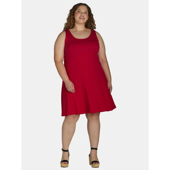 Terra & Sky Women's Sleeveless Skater Dress