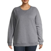 Terra & Sky Womens Plus Size Fleece Athleisure Sweatshirt