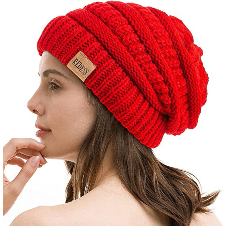 red beanie for women