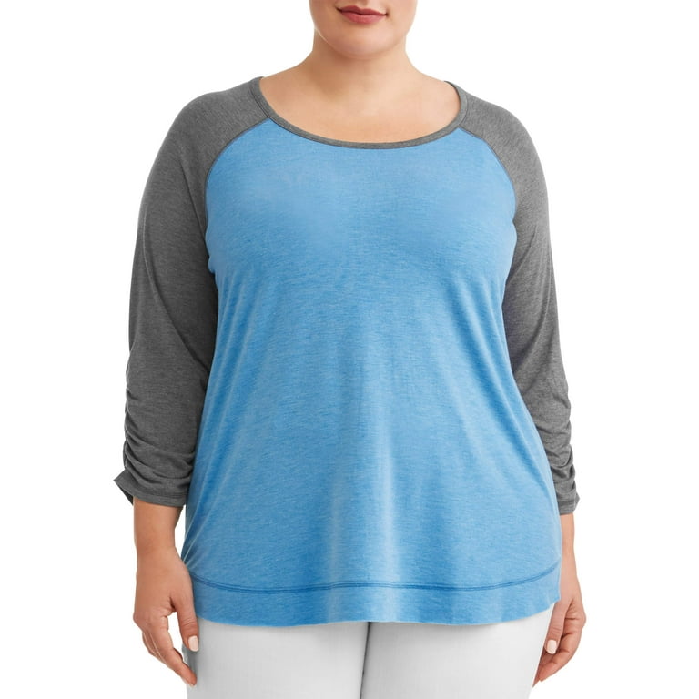 terra & sky women's plus baseball tee