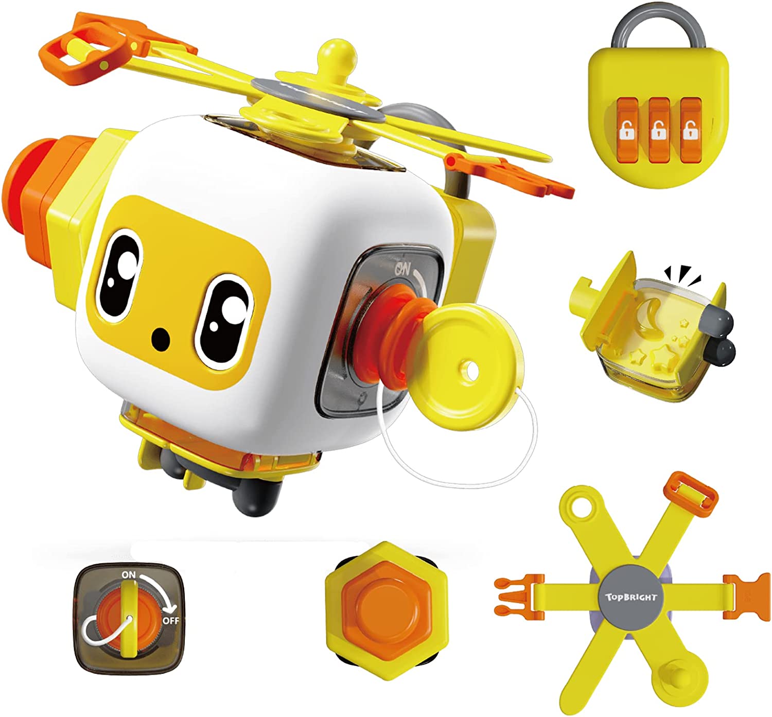 Terra Toddler Busy Cube Travel Toy for Toddler 2 3 year old, Autism