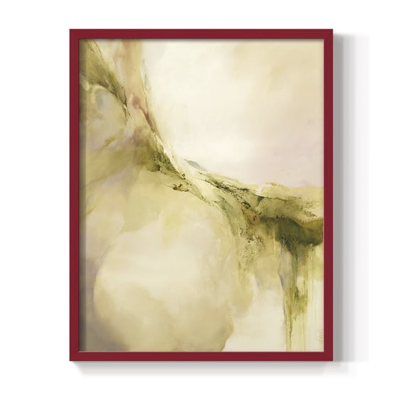 Terra Viridi in Paper Solid Wood 11 x 14 Framed Print