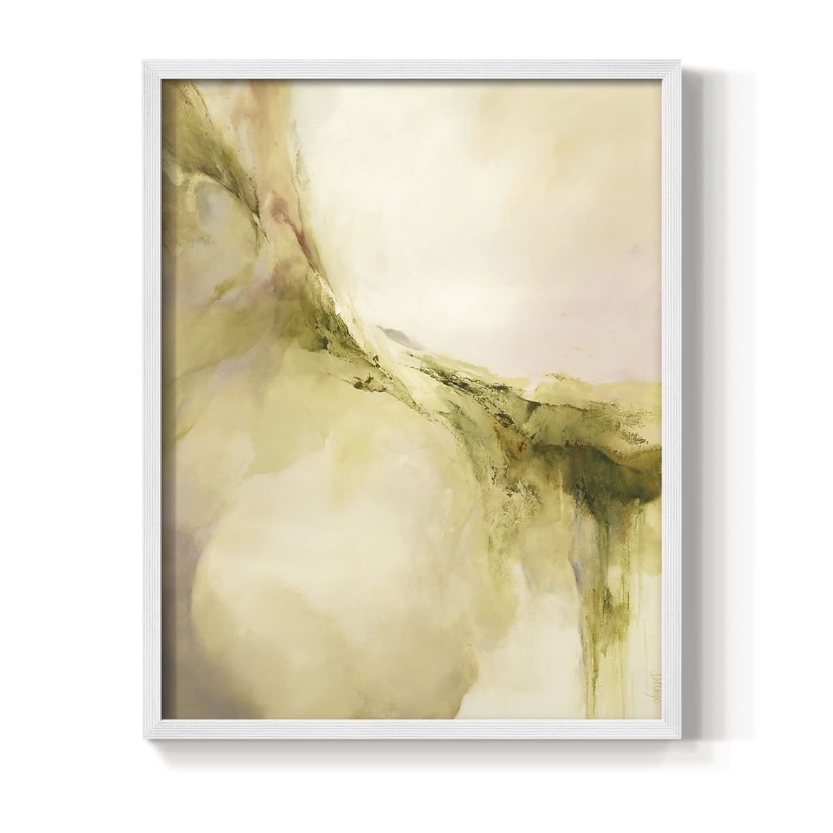 Terra Viridi in Paper Solid Wood 11 x 14 Framed Print