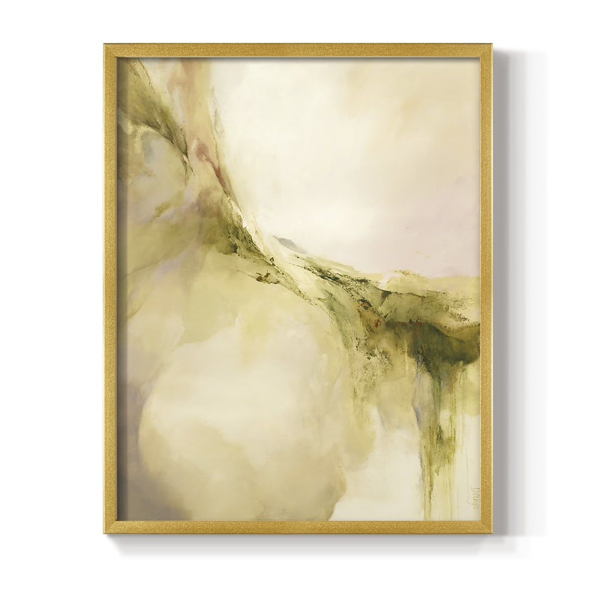 Terra Viridi in Paper Solid Wood 16 x 20 Framed Print