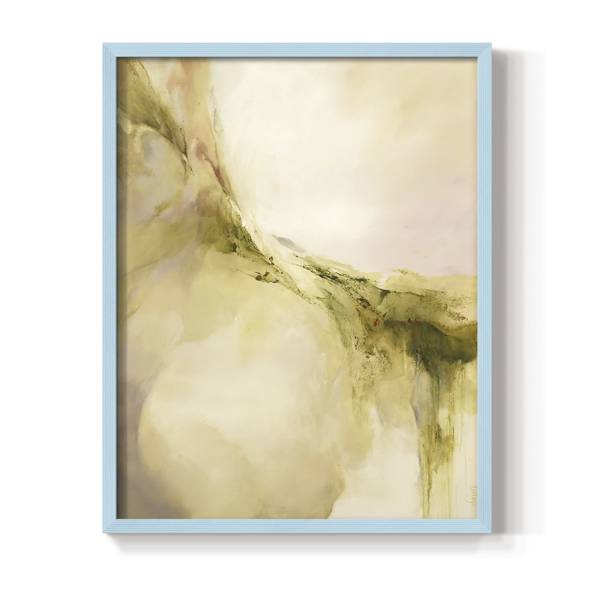 Terra Viridi in Paper Solid Wood 8 x 10 Framed Print