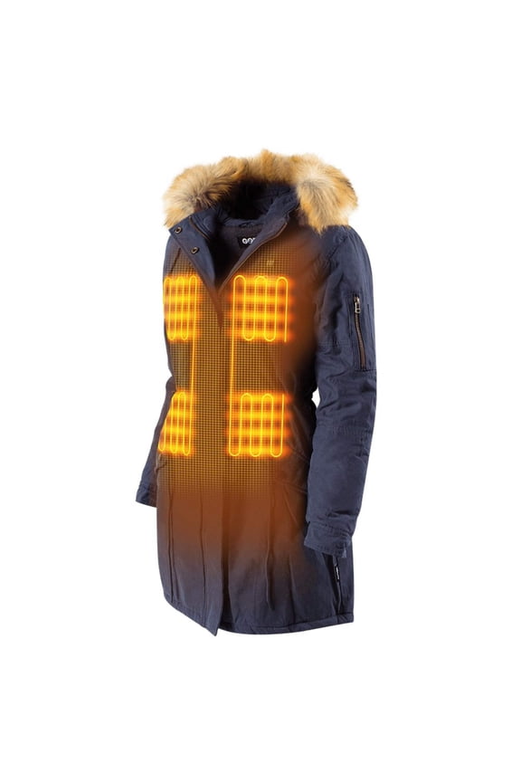 Terra Women's Heated Parka by Gobi Heat