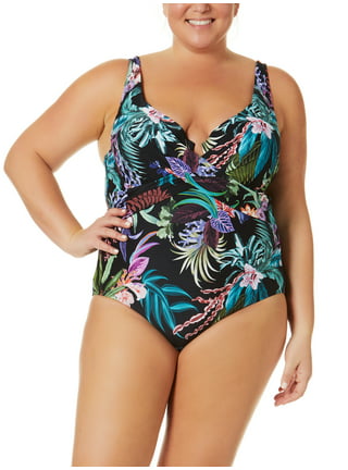 Womens Plus One-piece Swimsuits in Womens Plus Swimsuits