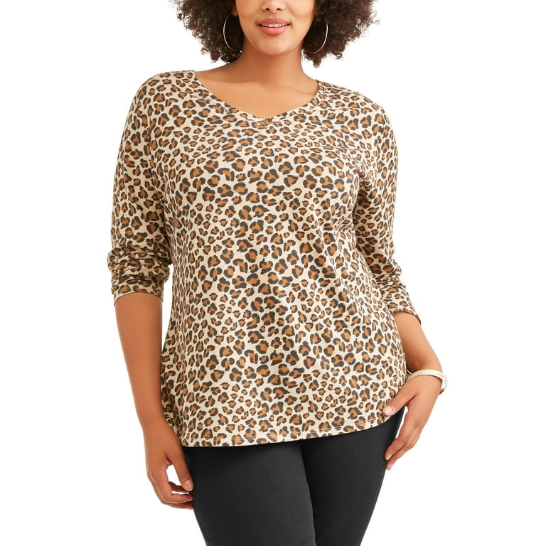 Terra & Sky Leopard T-shirts for Women